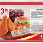 Print Out KFC Coupon Voucher For Discounted RM23 Combo Set Meal Until 31 December 2017 Harga Runtuh Durian Runtuh