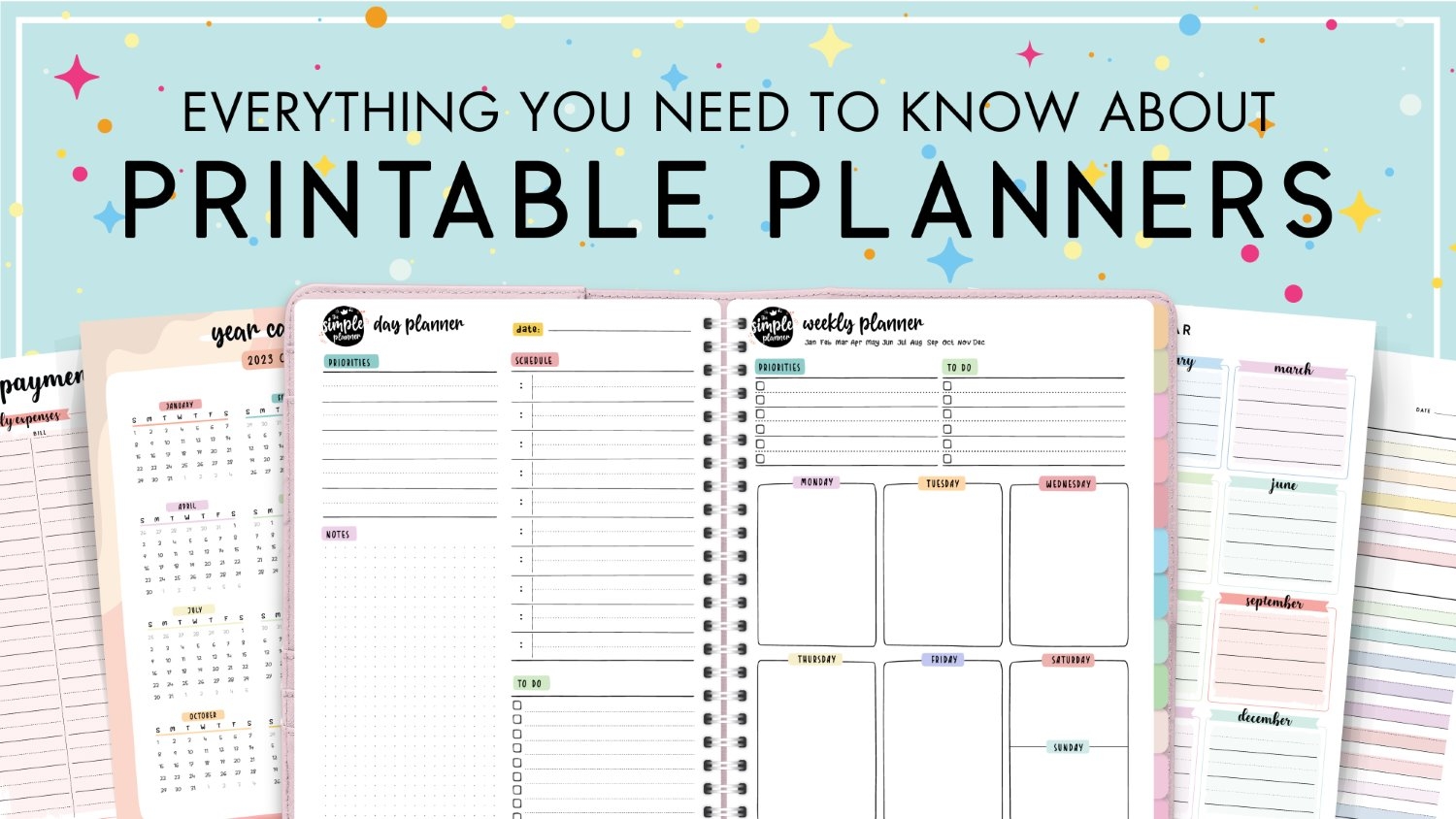 Print Your Own Planner How To Use Printable Planners U0026 Accessories
