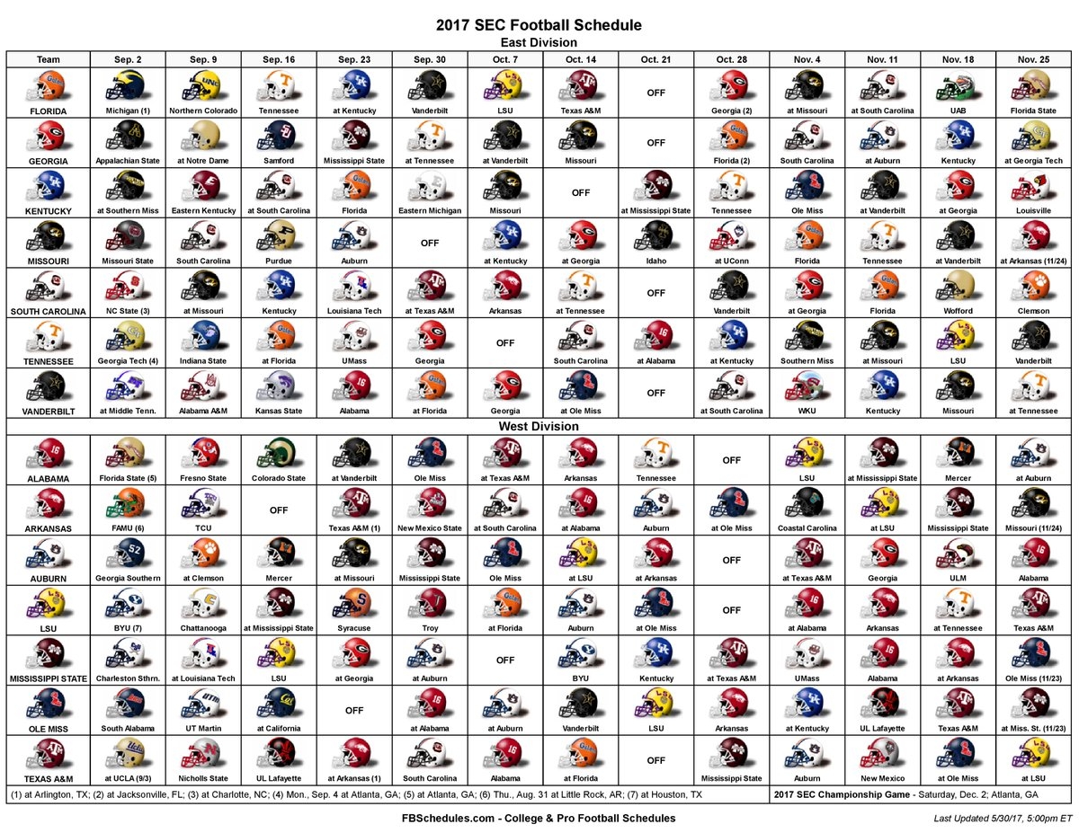 alabama football schedule 2017 printable