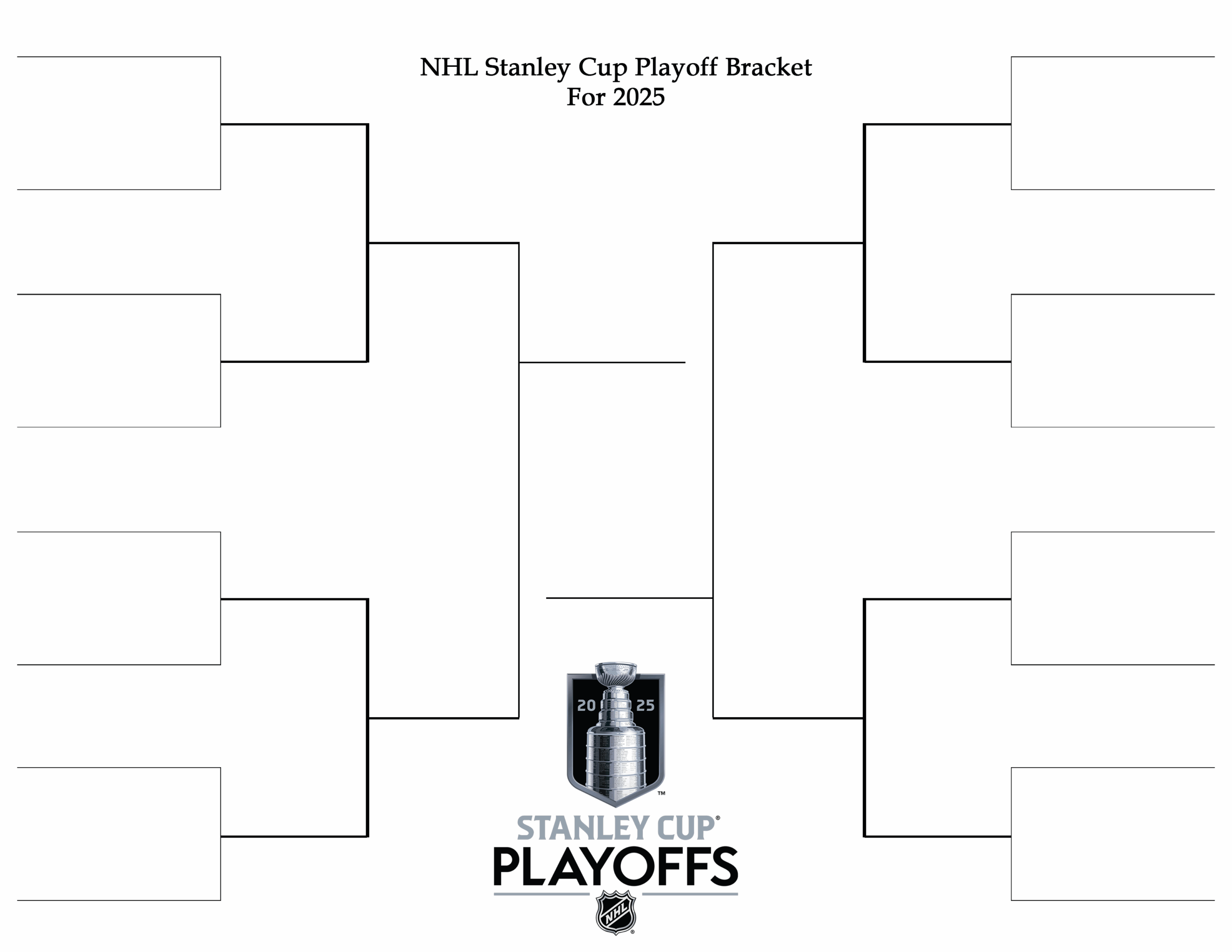 Printable 2025 Stanley Cup Playoff Bracket For The NHL Playoffs Interbasket Printable 2025 Stanley Cup Playoff Bracket For The NHL Playoffs Interbasket
