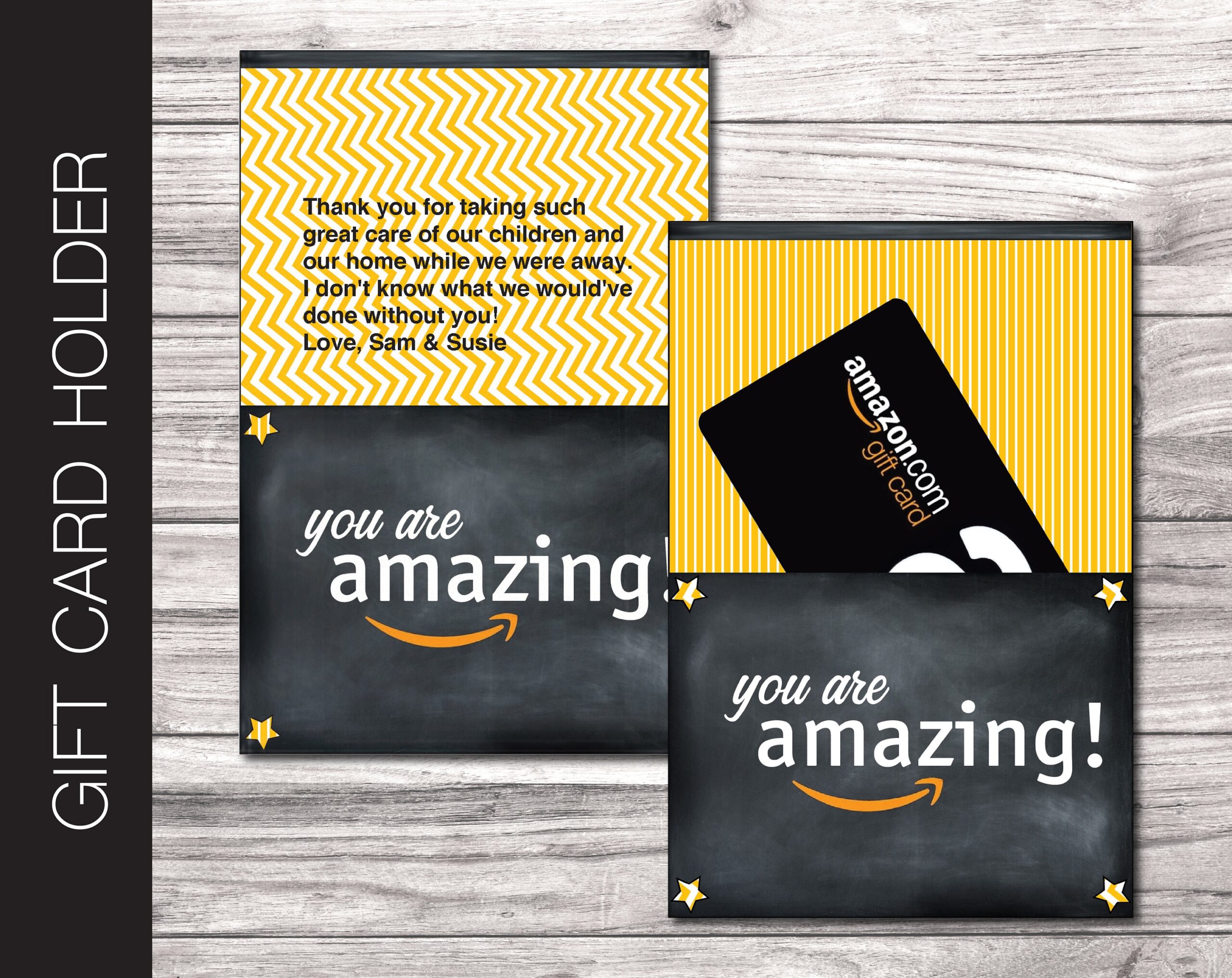 Printable AMAZING Amazon Gift Card Holder You Are Amazing 