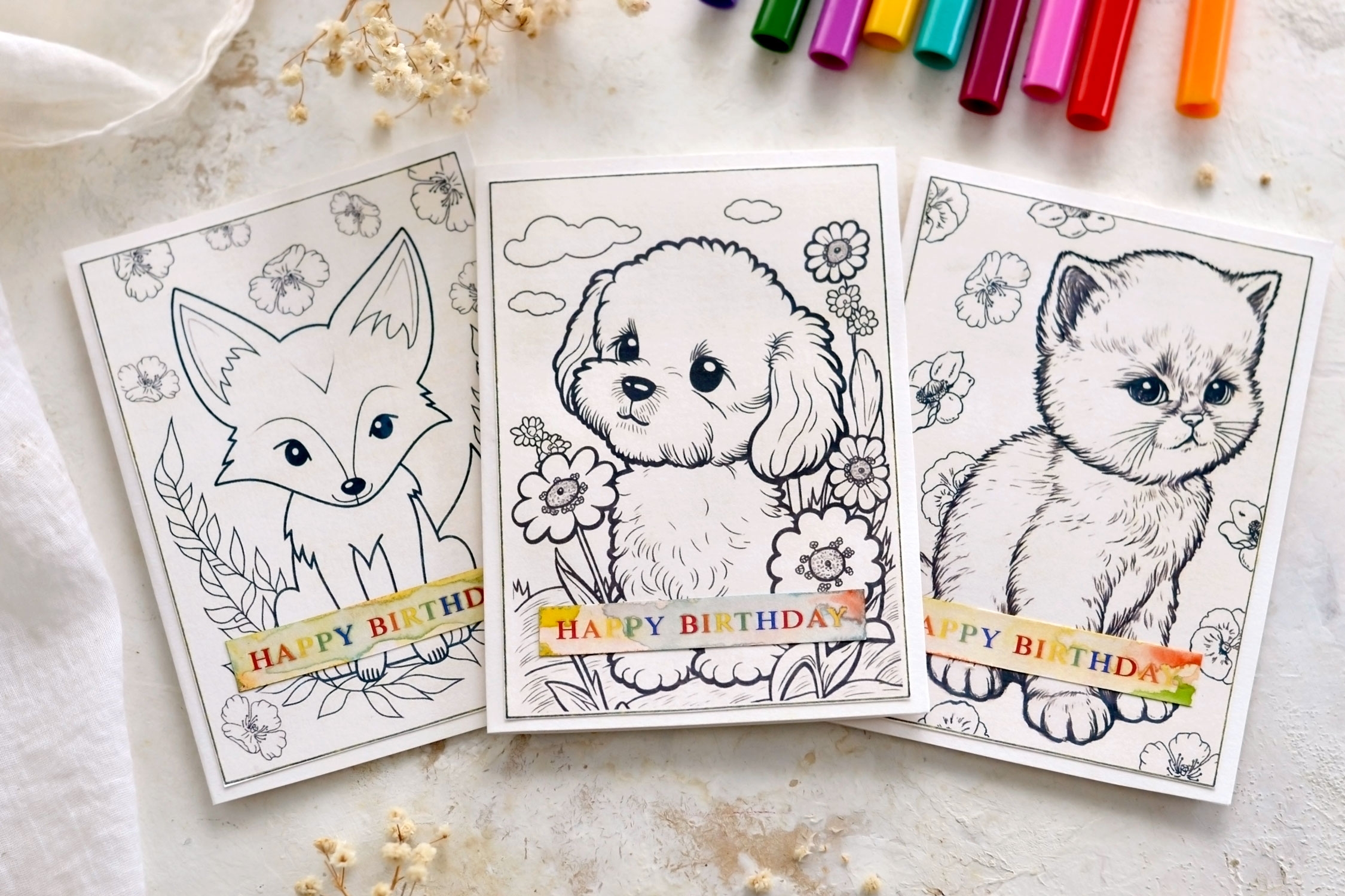 Printable Birthday Cards For Kids The Graphics Fairy