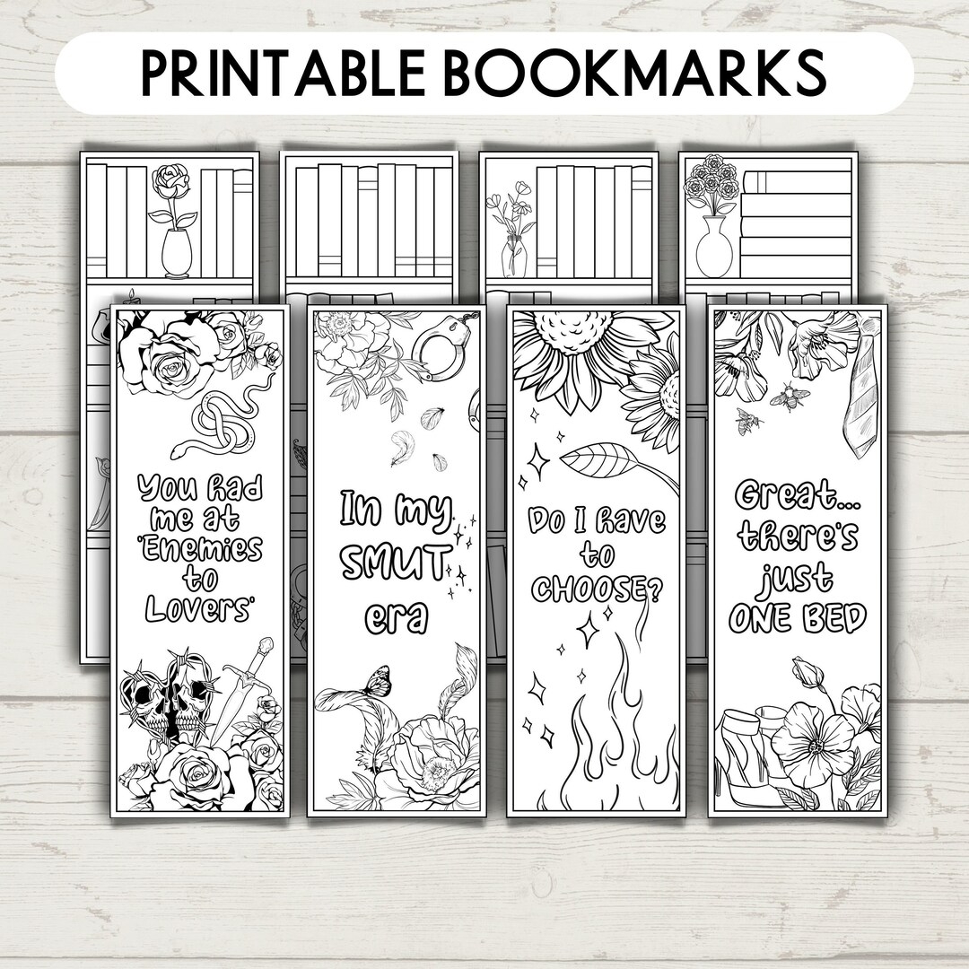 coloring bookmarks free printable