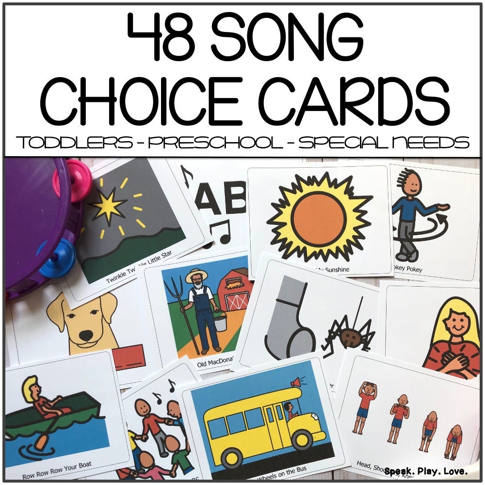 Printable Circle Time Songs Choice Cards Song Visuals For Toddlers Preschool Music Class Special Education Or Speech Therapy Etsy Printable Circle Time Songs Choice Cards Song Visuals For Toddlers Preschool Music Class Special Education Or Speech Therapy Etsy