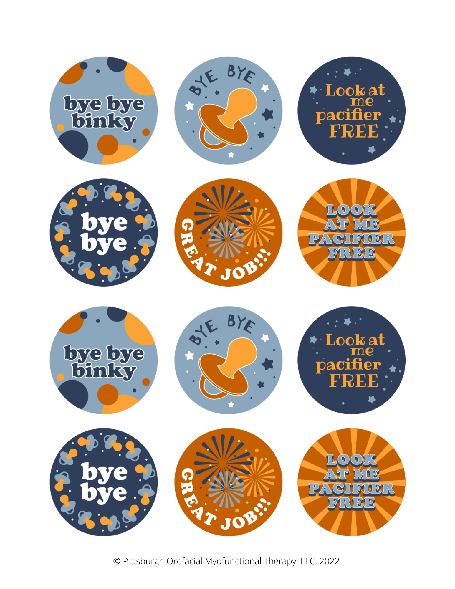 Printable Cupcake Toppers
