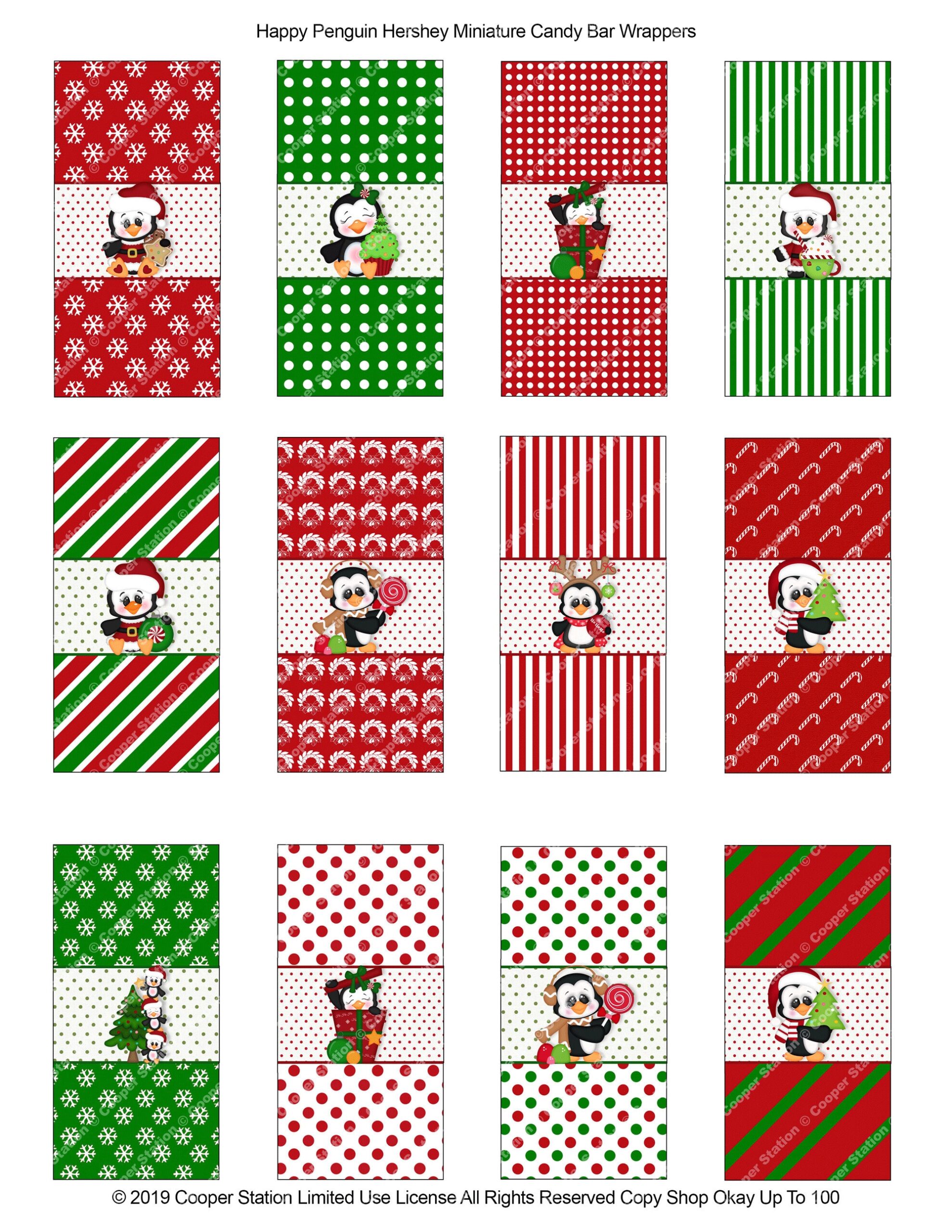 free printable mini candy bar wrappers