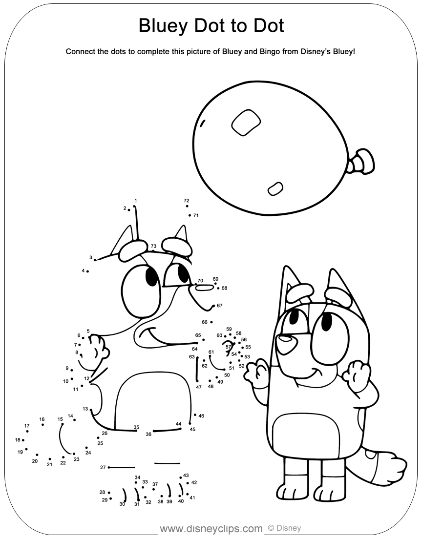 dot to dot printables