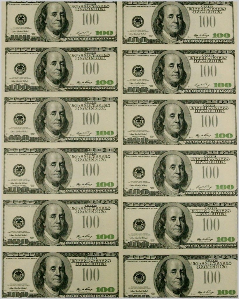 Printable Dollar Bills Free Printable Design Resources