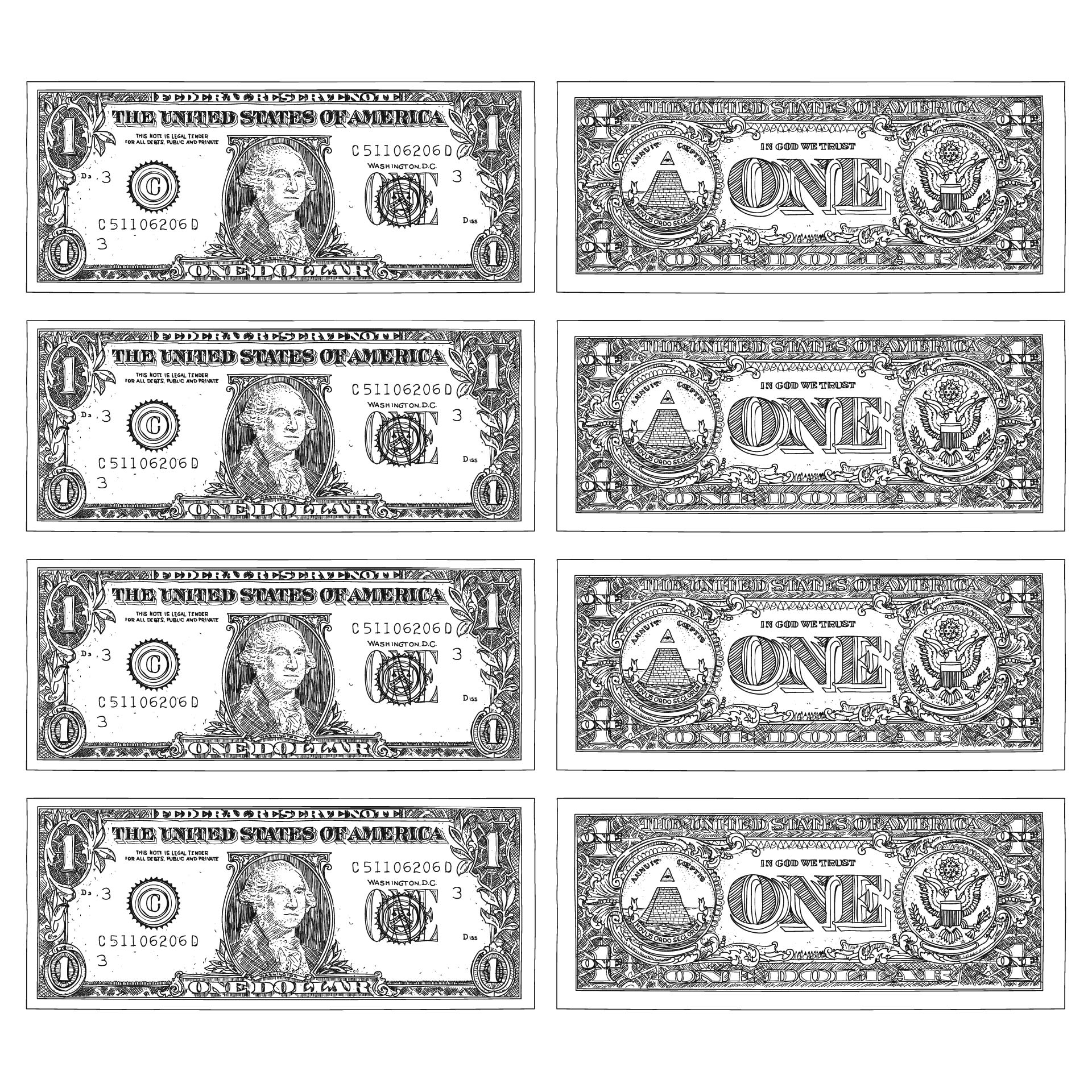 Printable Dollars Etsy Worksheets Library