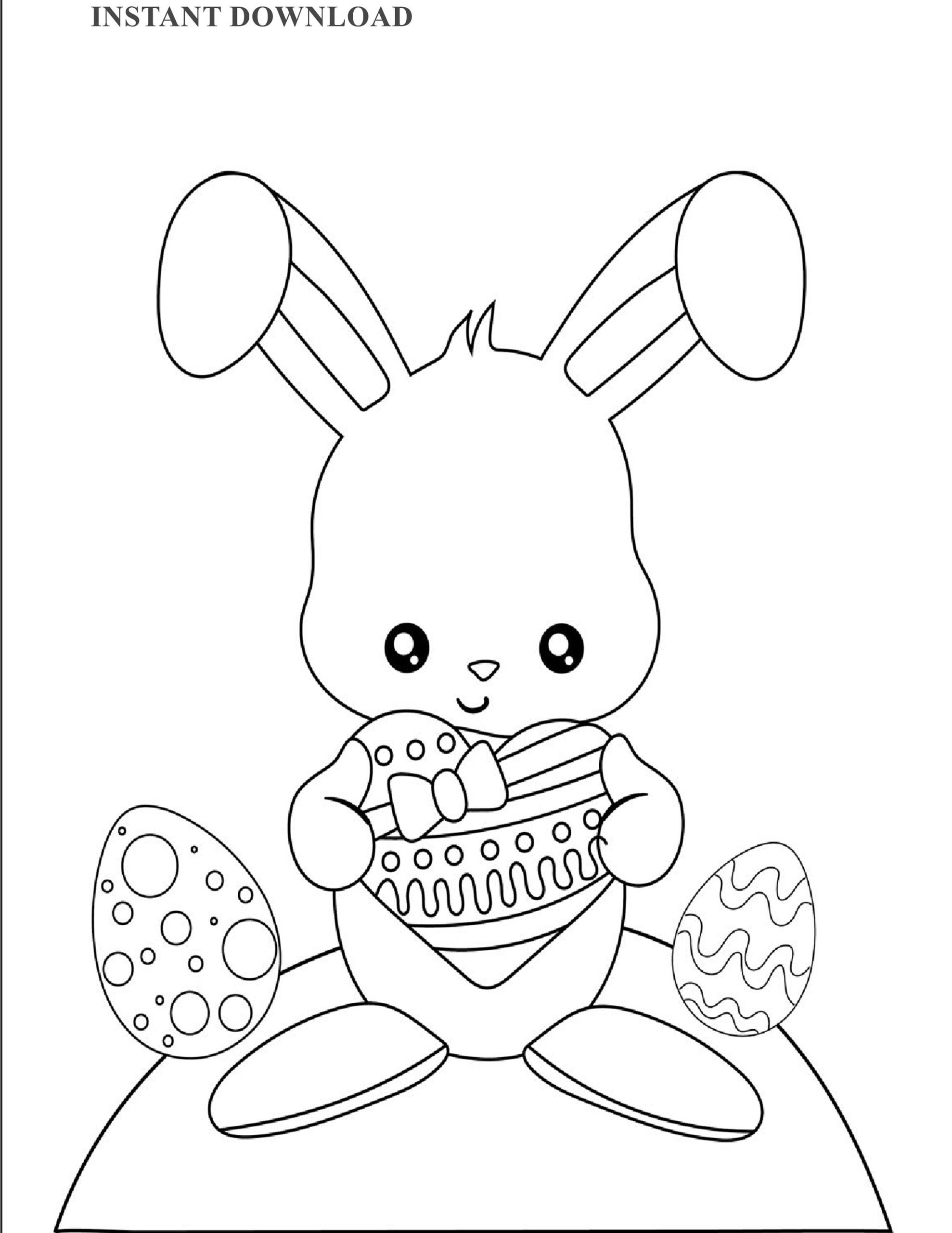 printable coloring pages easter