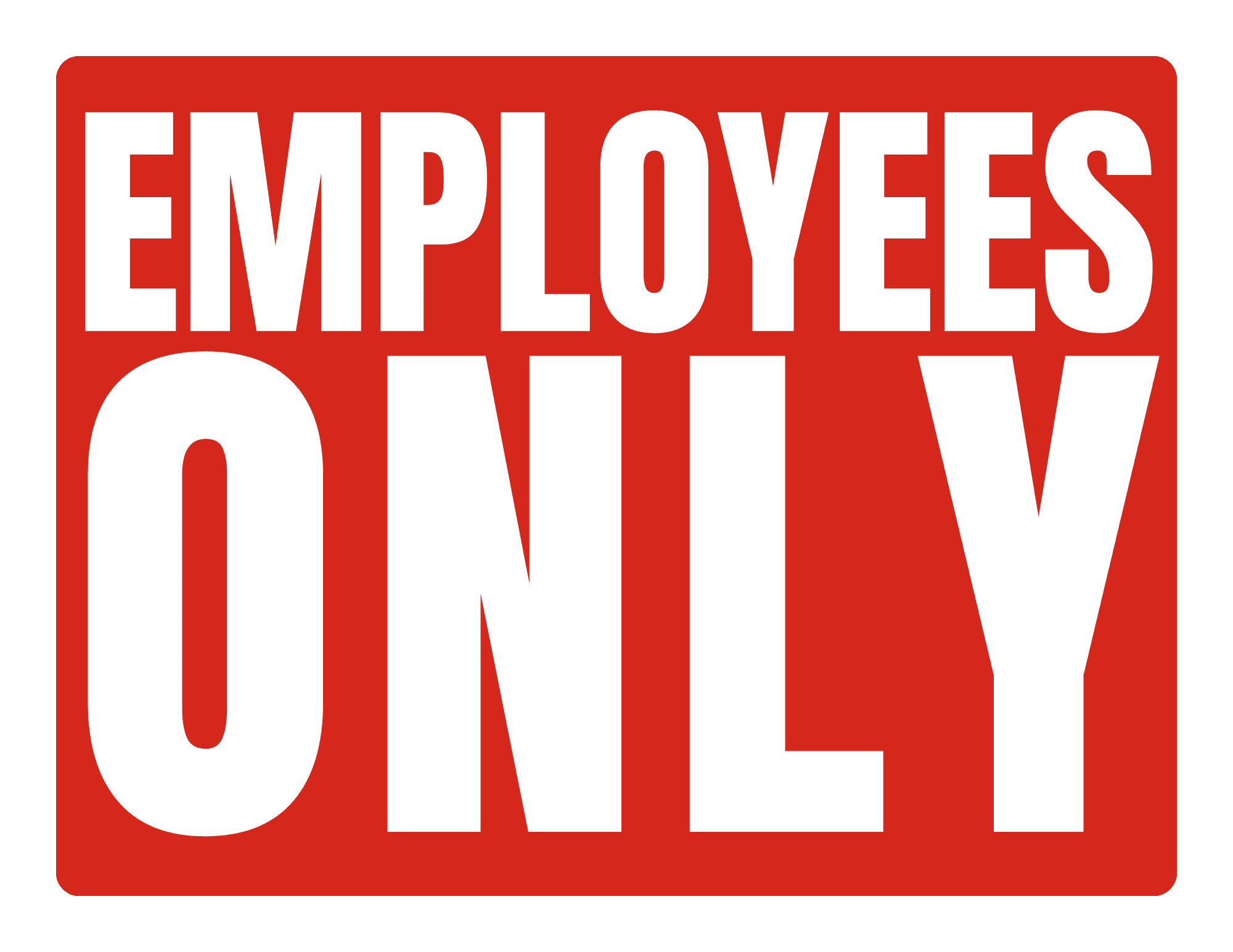 Printable Employees Only Sign FREE PDF Printable Employees Only Sign FREE PDF
