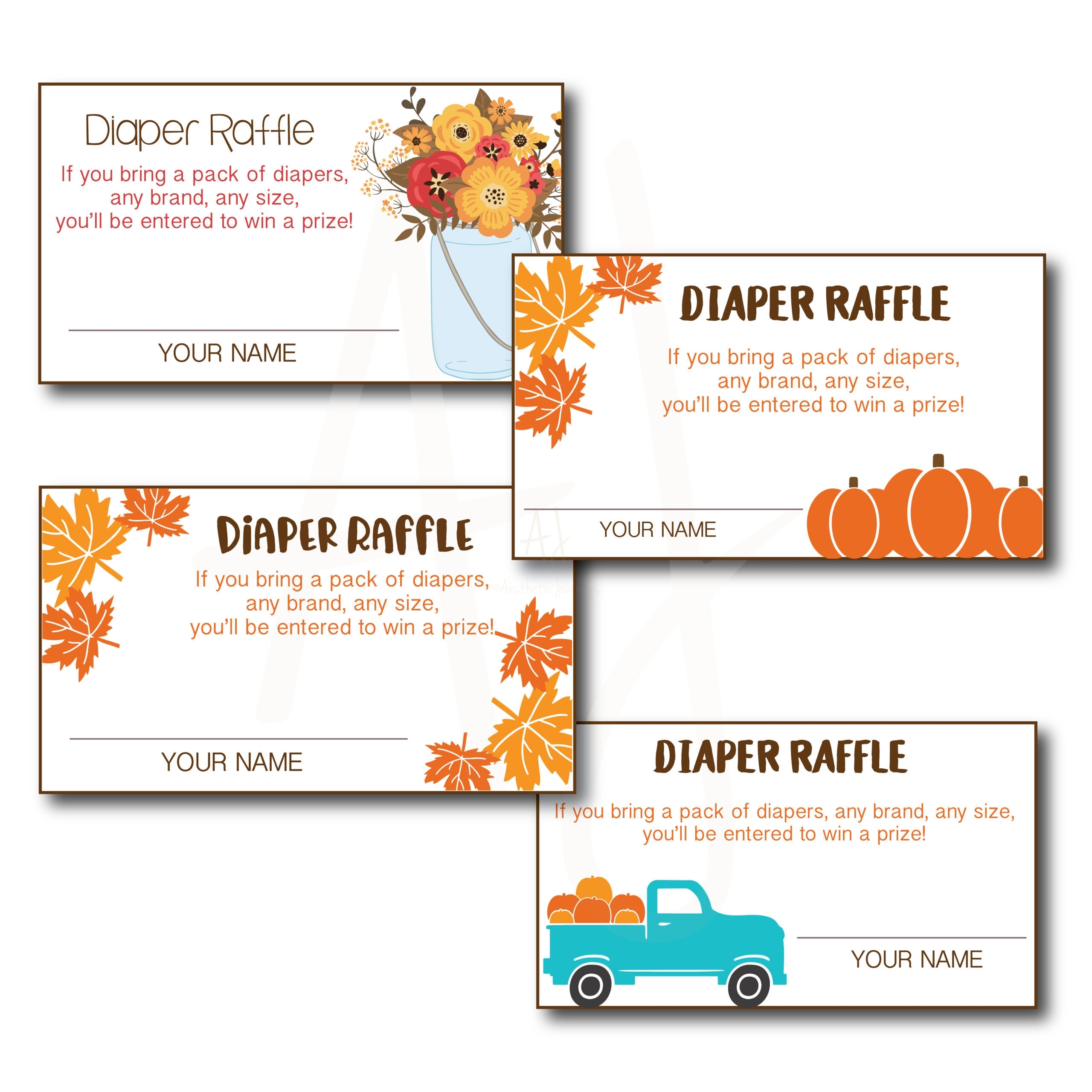 free diaper raffle printable