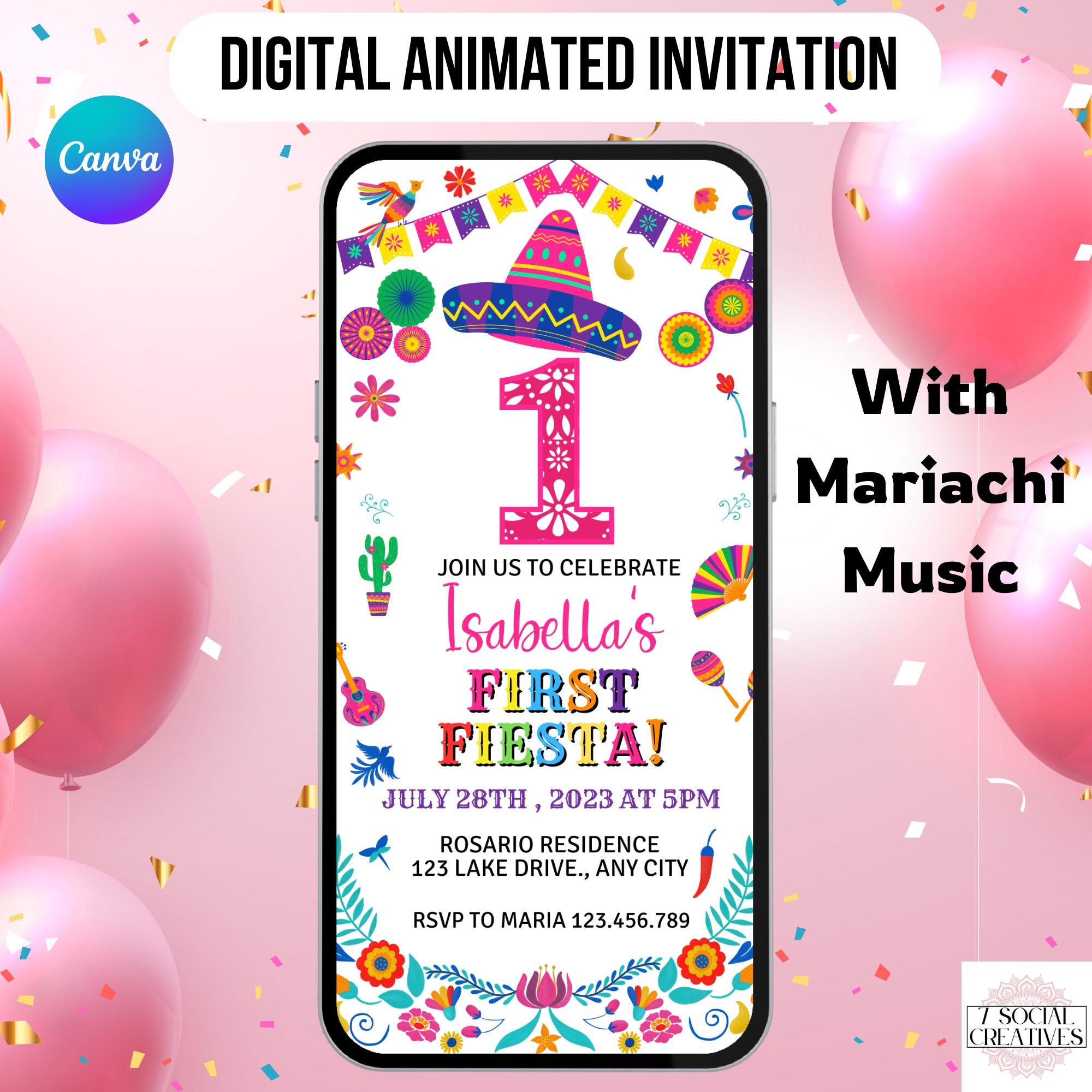 free printable fiesta invitations