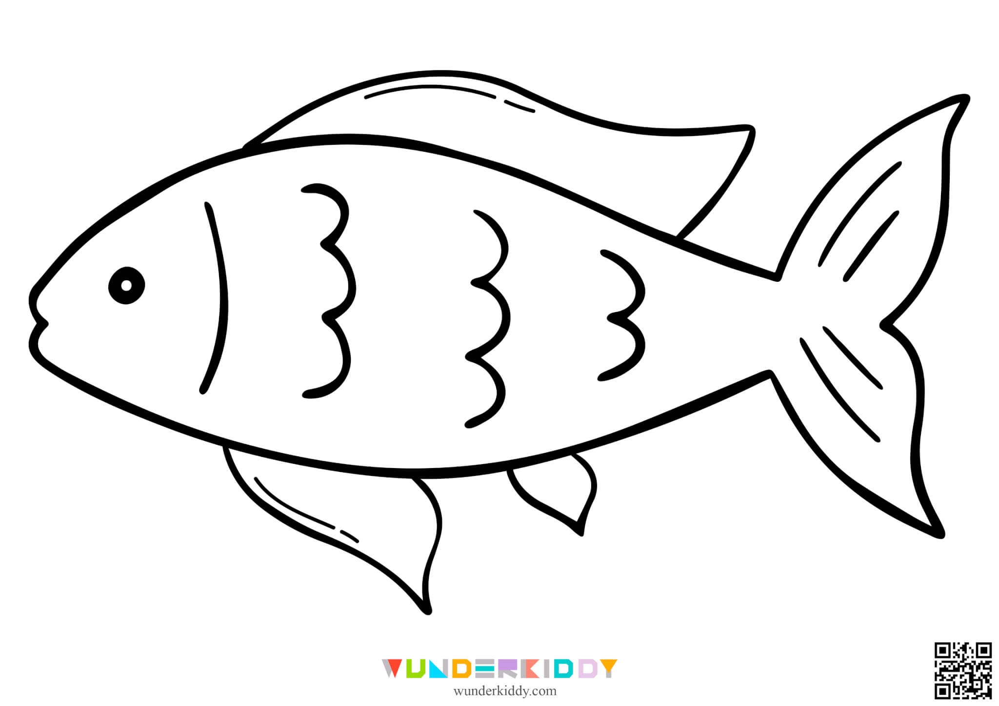 fish template printable free