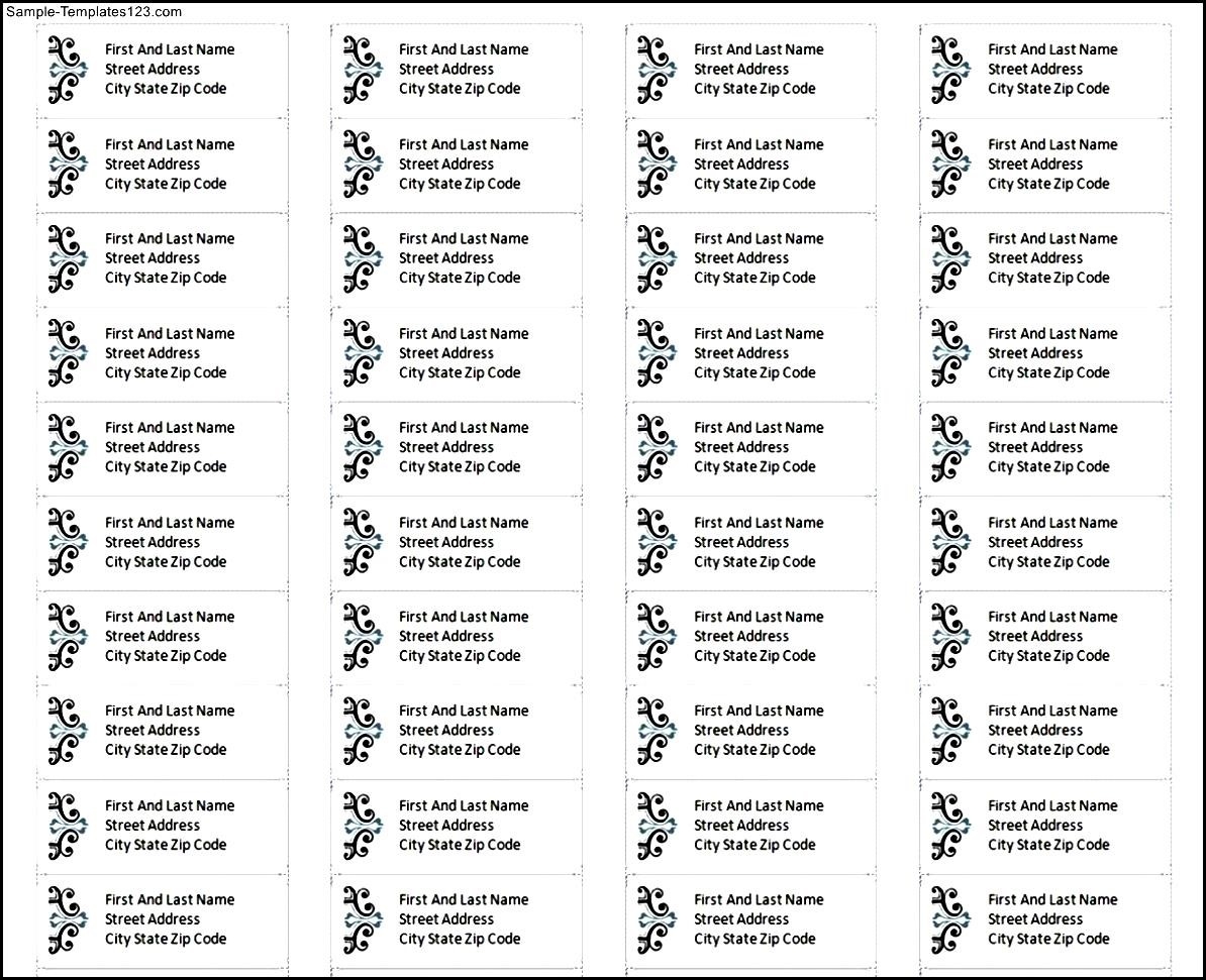 free printable return address labels