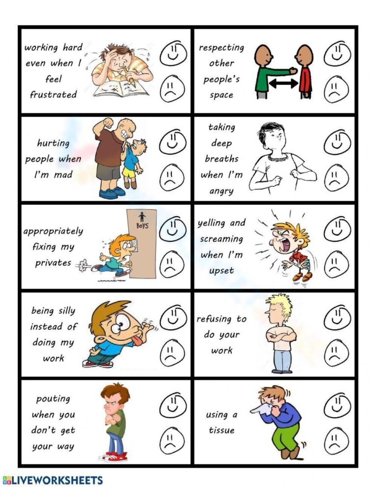 Printable Good Choices Bad Choices Worksheets Download