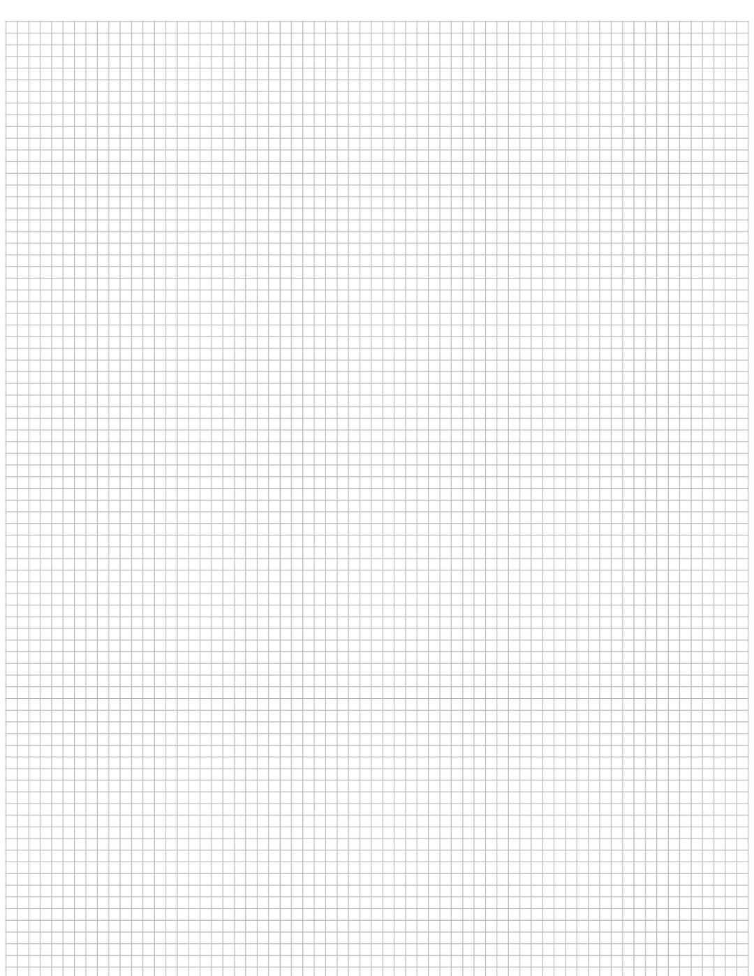 Printable Graph Paper PDF 8 5x11 Standard Size digital Download Etsy
