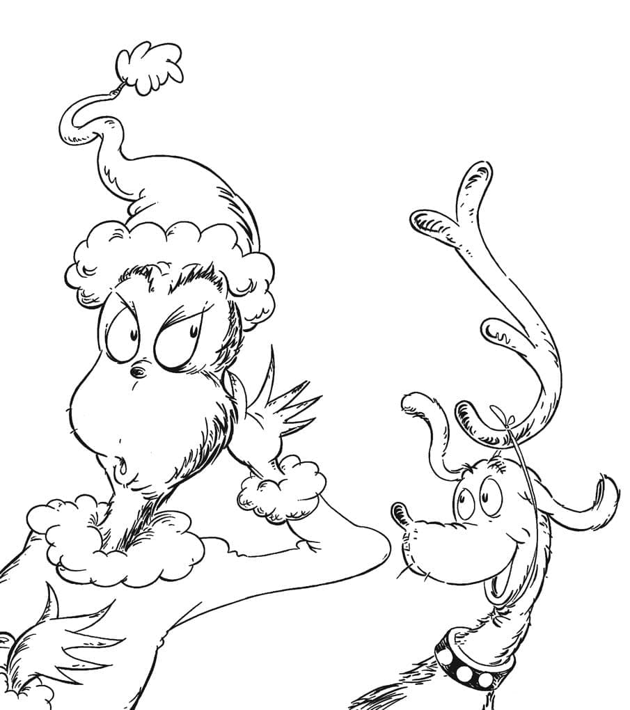 Printable Grinch And Max Coloring Page Download Print Or Color Online For Free
