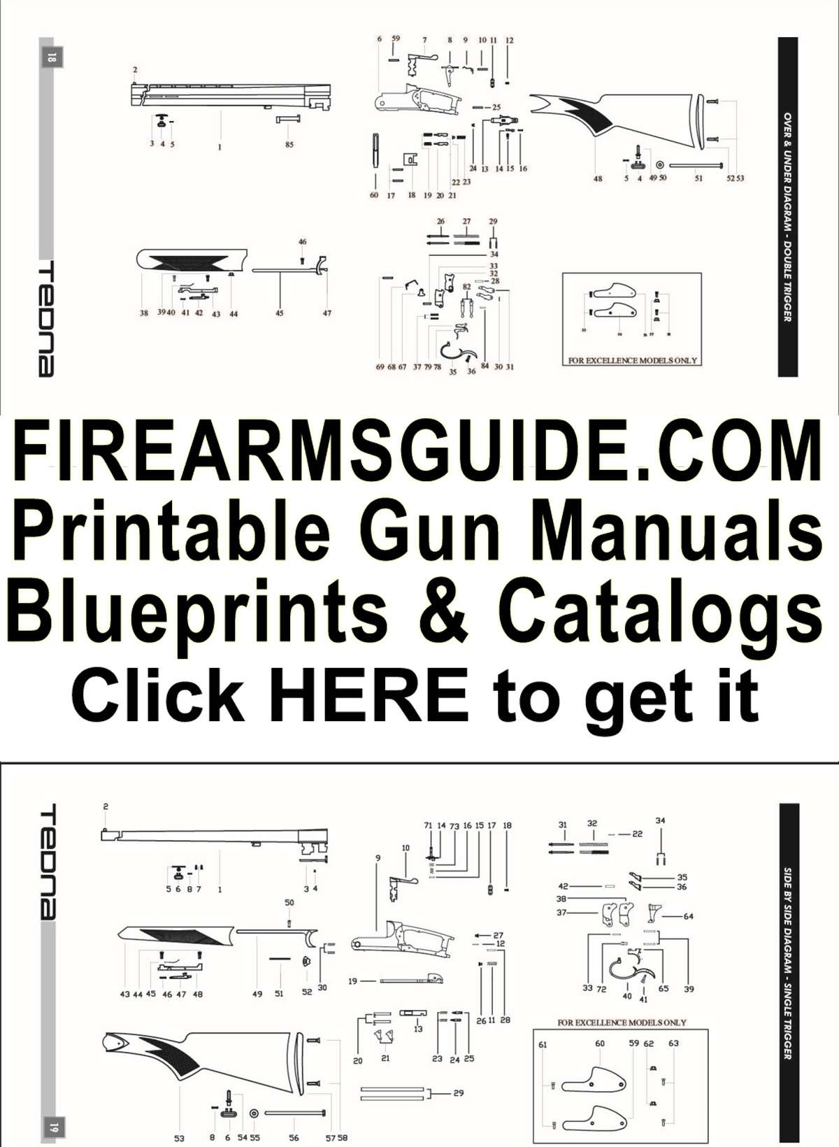 Printable Gun Manuals Blueprints Schematics And Guns U0026 Ammo Catalogs
