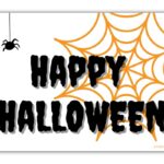 Printable Happy Halloween Sign 19 FREE Printables Love Our Real Life