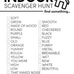 Printable Indoor Scavenger Hunt For Kids Paper Trail Design