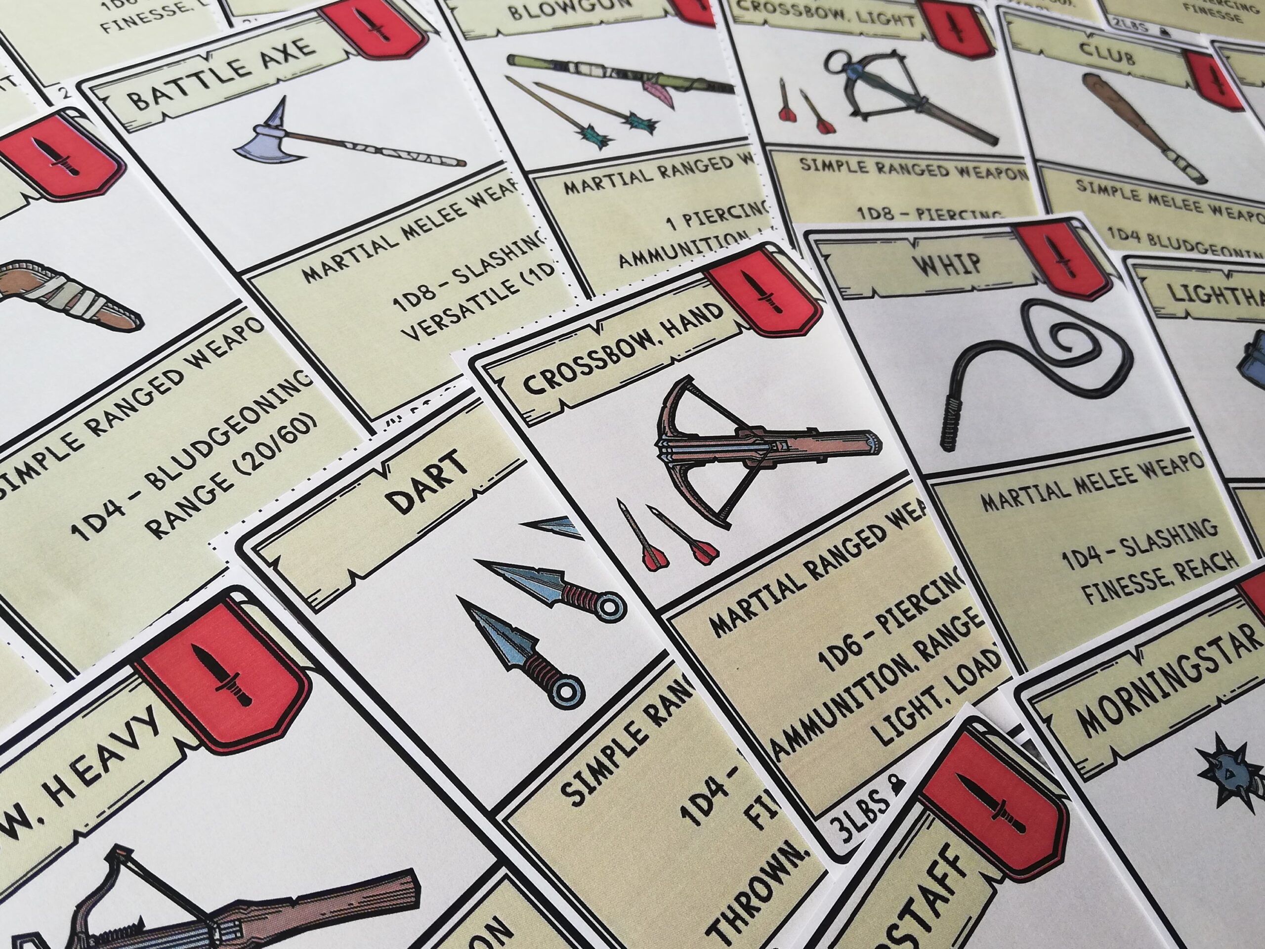 printable magic item cards 5e