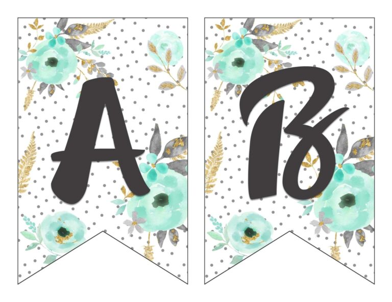 Printable Letters Banner Printable Design Resources