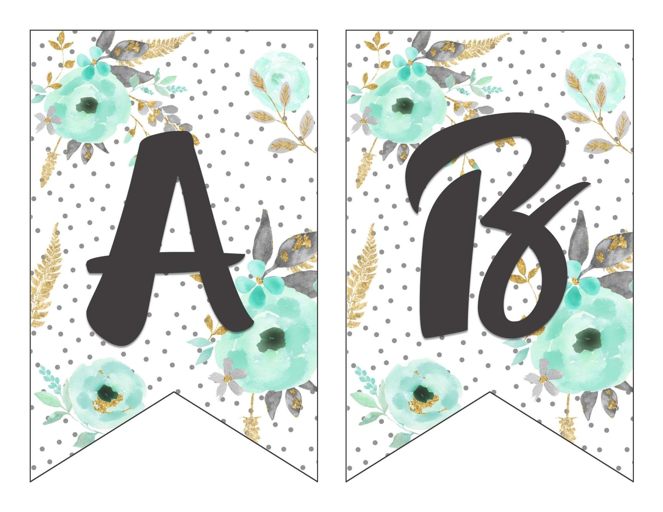 Printable Letters Banner Printable Design Resources