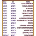 Printable LSU Football Schedule 2020 FanDuel Research