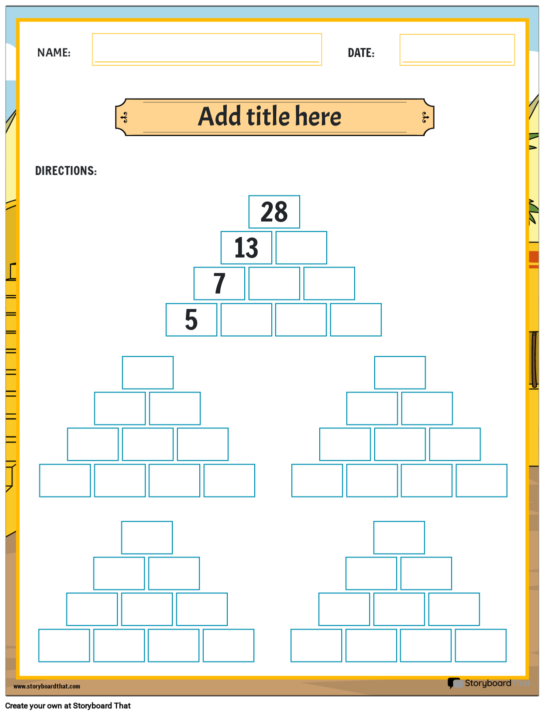 math games for grade 7 printable