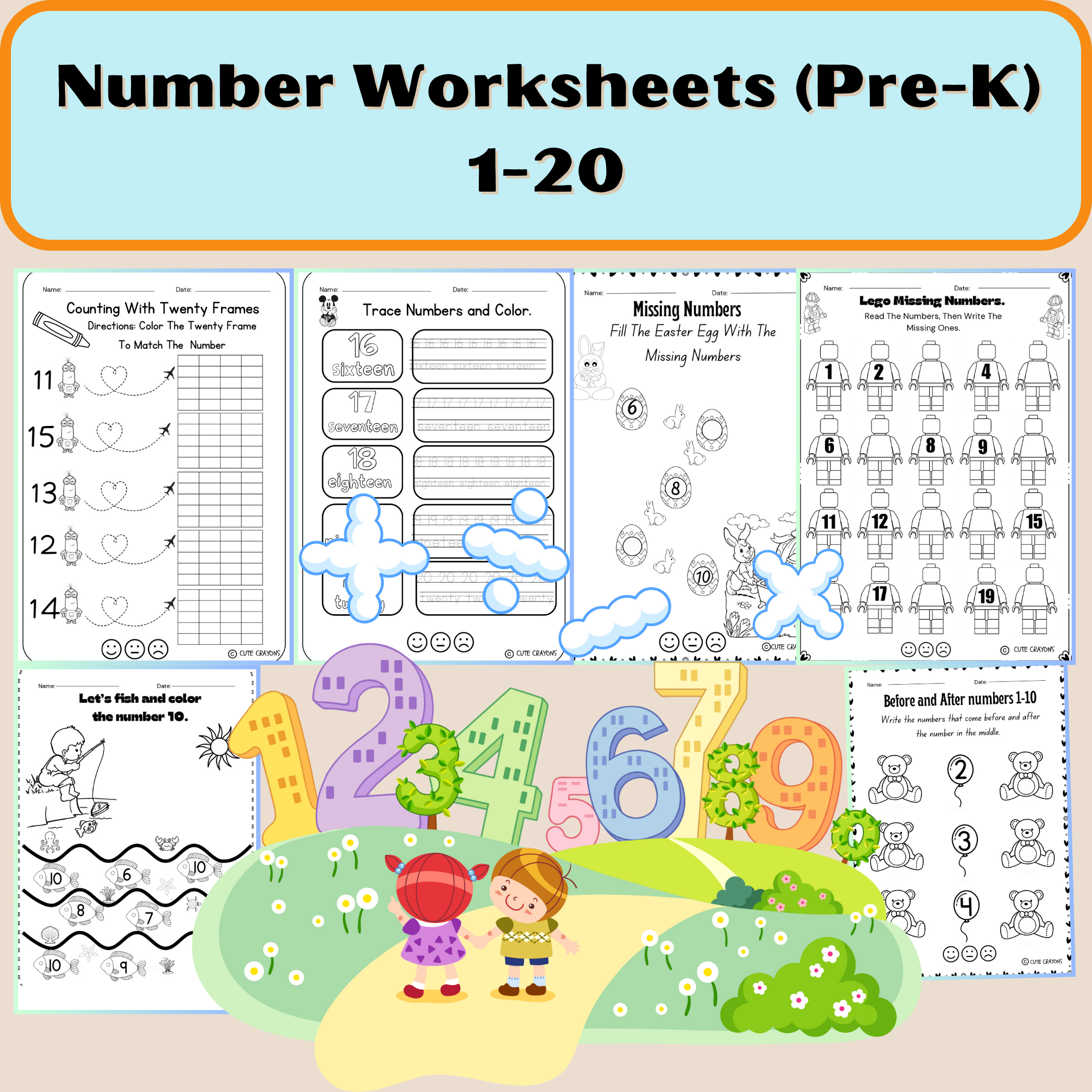free pre k worksheets printable
