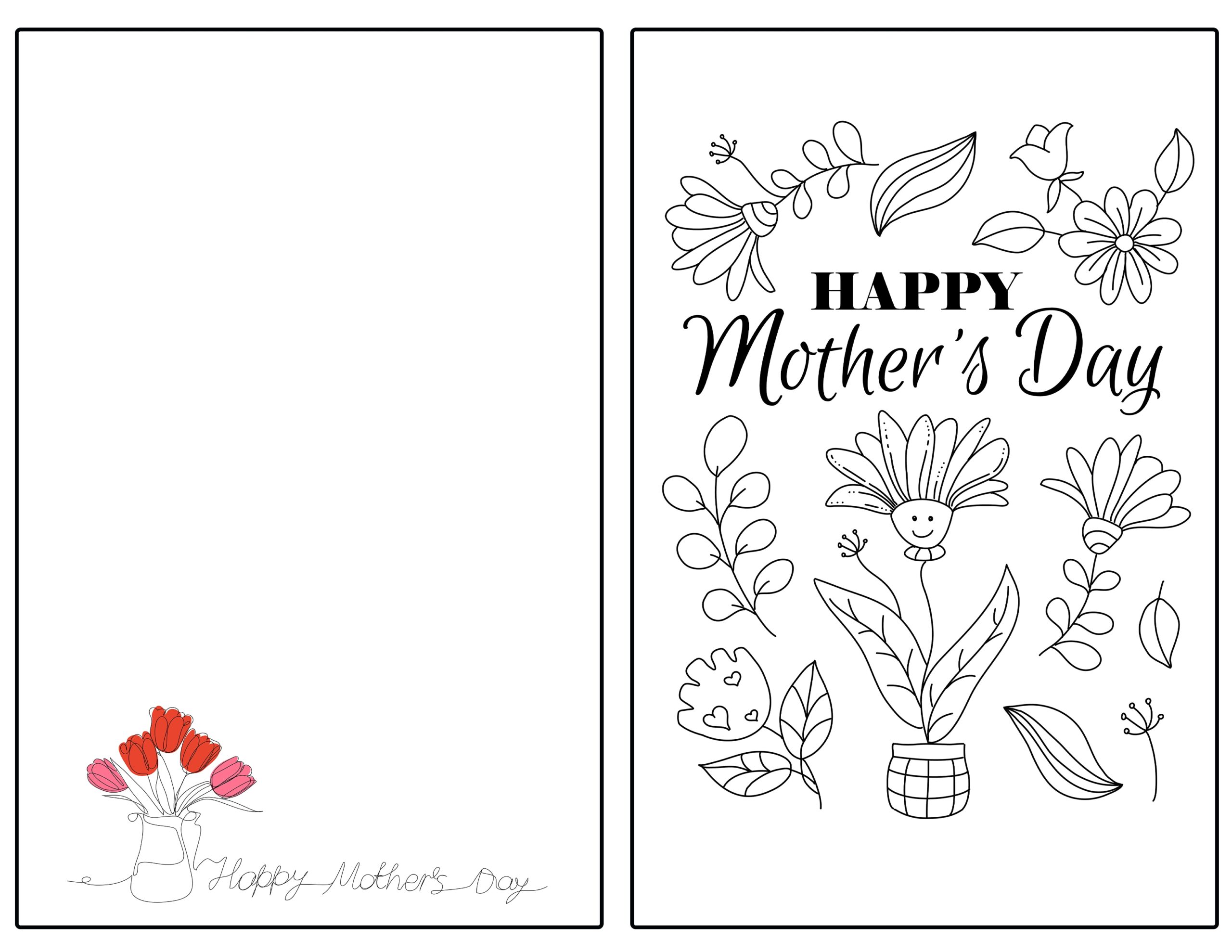 Printable Mothers Day Cards For Preschoolers Clearance