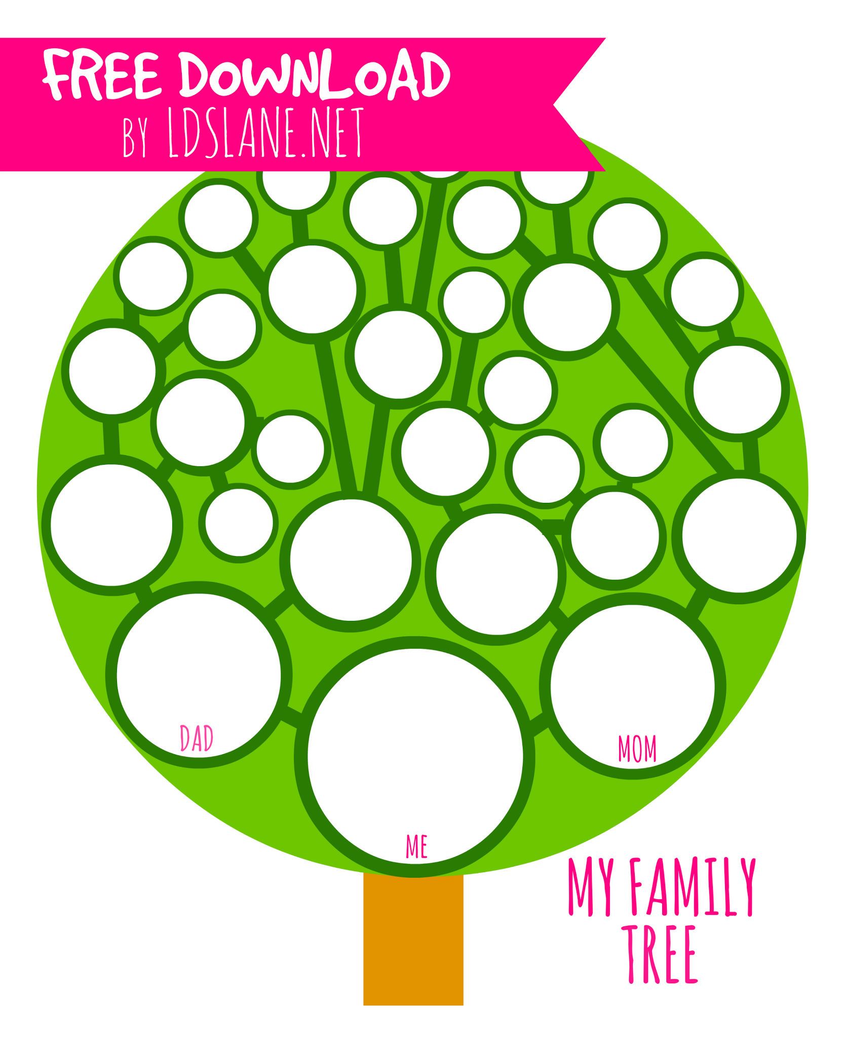 Printable My Family Tree