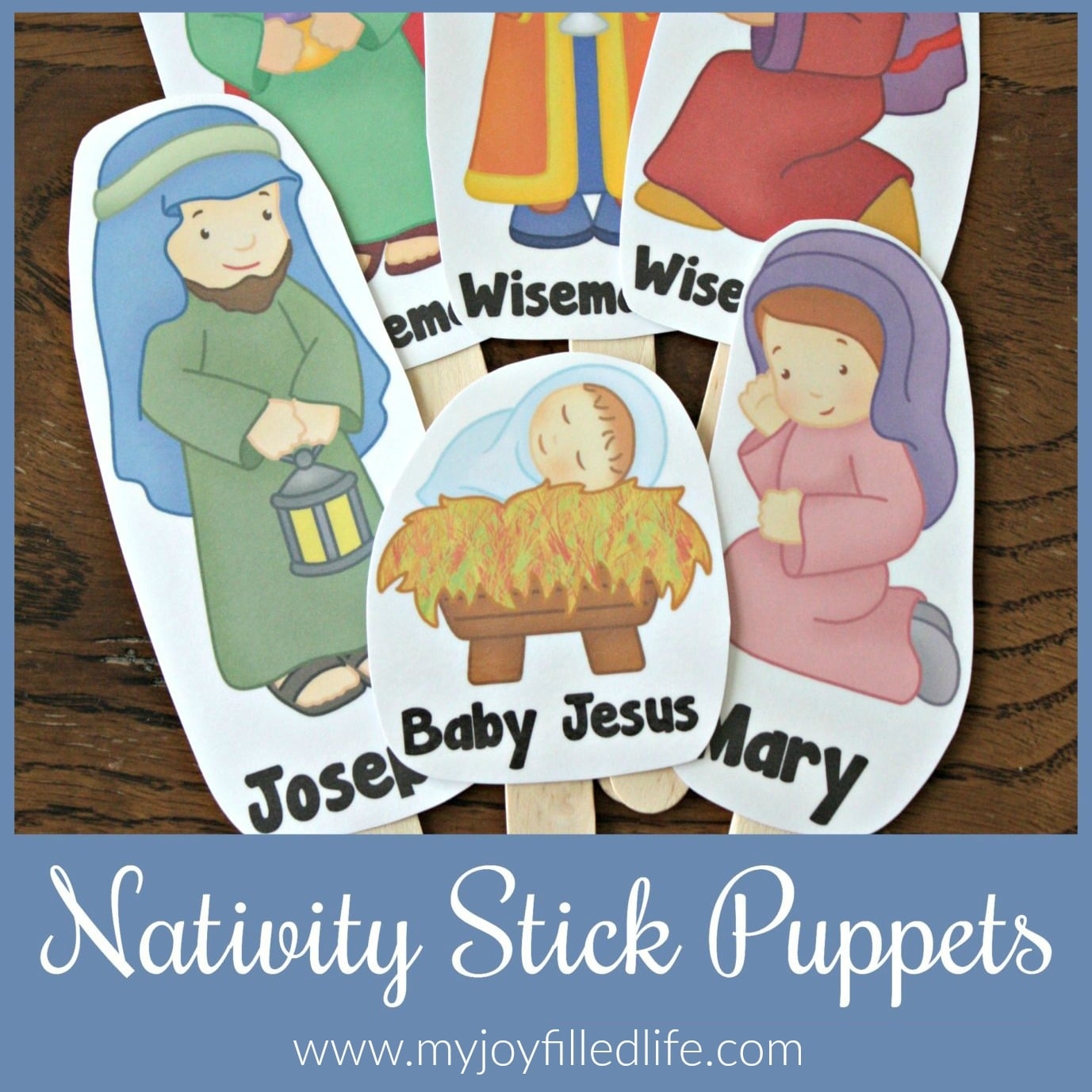 Printable Nativity Stick Puppets My Joy Filled Life