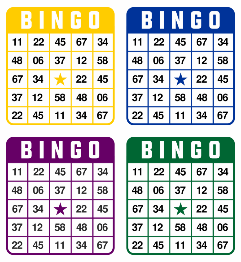 Printable Number Bingo Cards Juli Worksheets Library