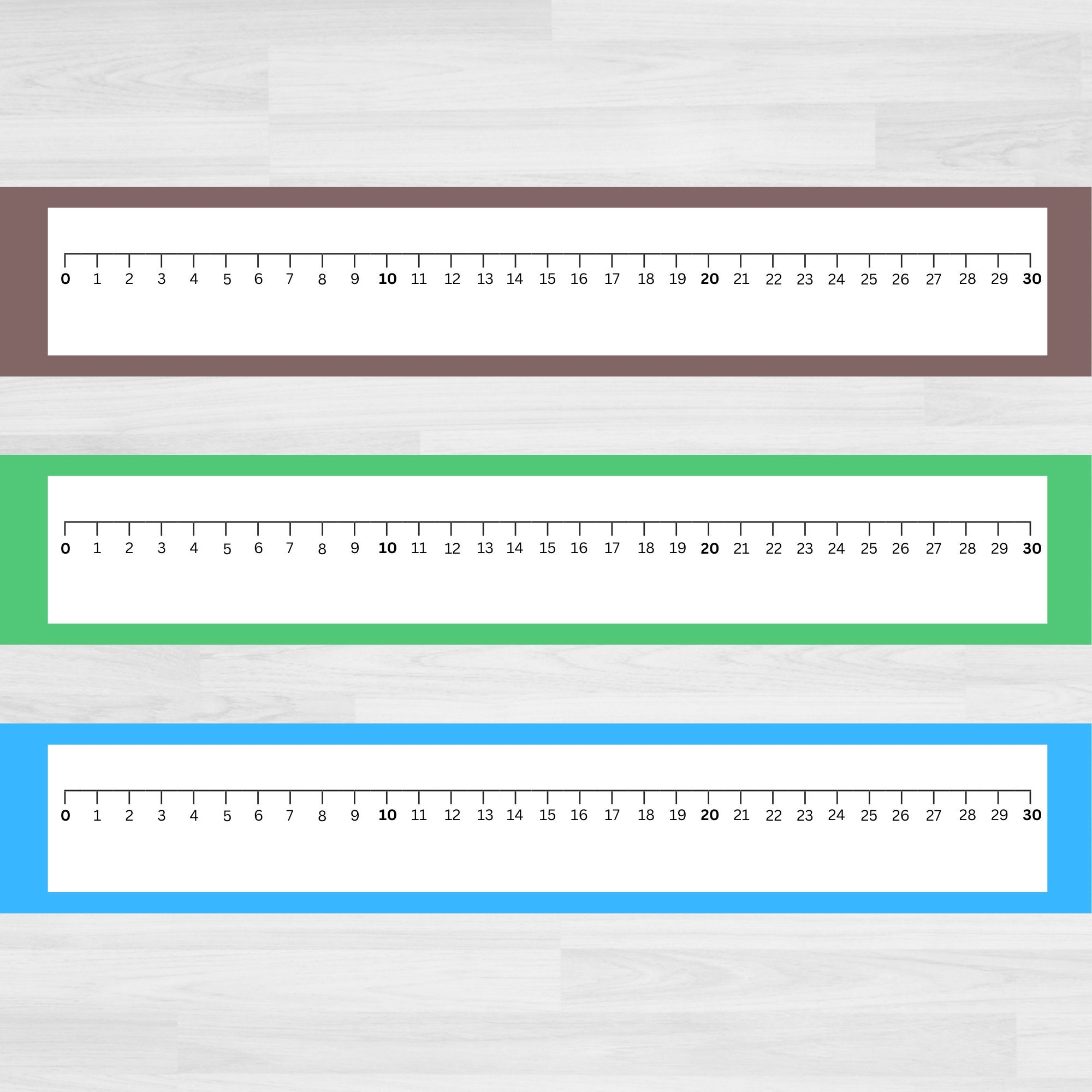 Printable Number Line 0 30 Number Line Printable Counting To 