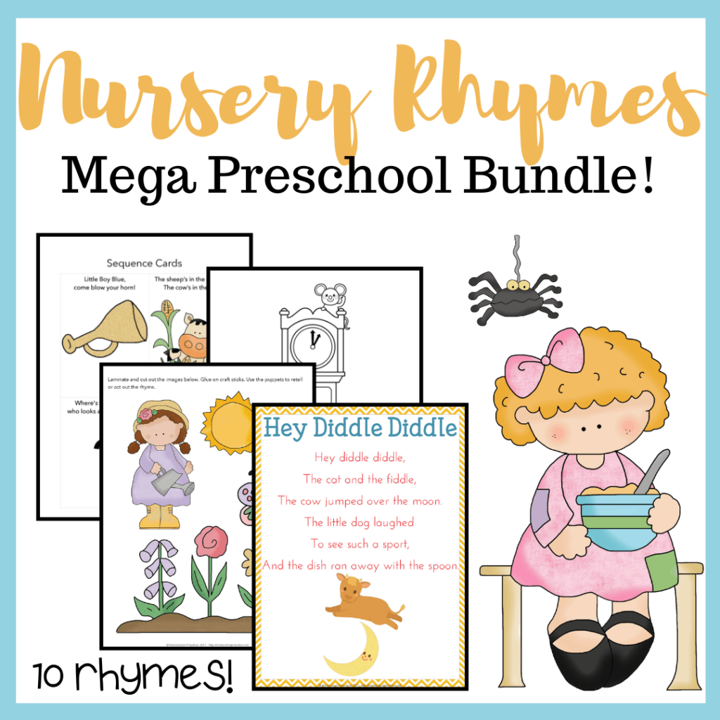 Printable Nursery Rhyme Activities Homeschool Preschool Shop Printable Nursery Rhyme Activities Homeschool Preschool Shop