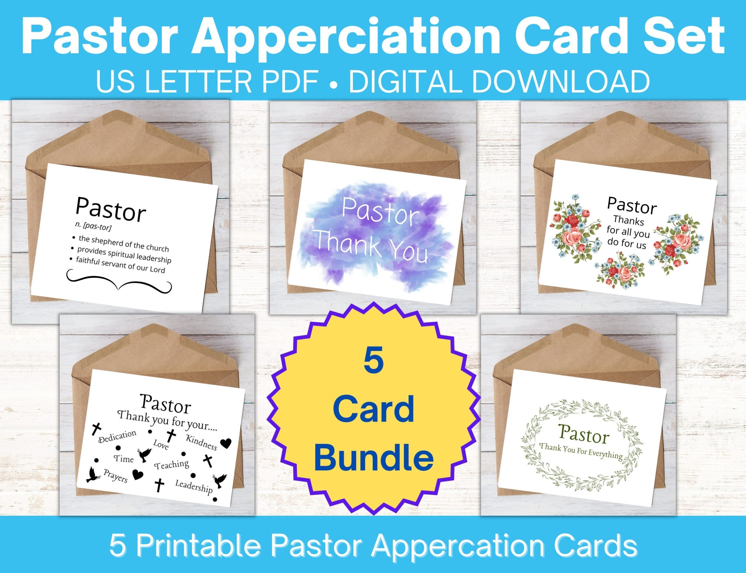 pastor appreciation cards free printable