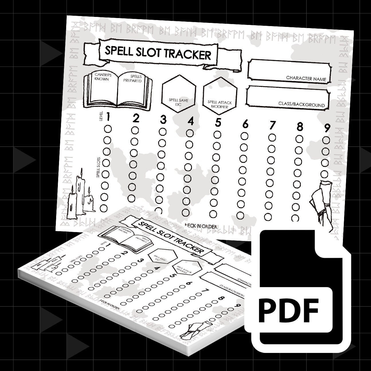 d d 5e spell sheet printable