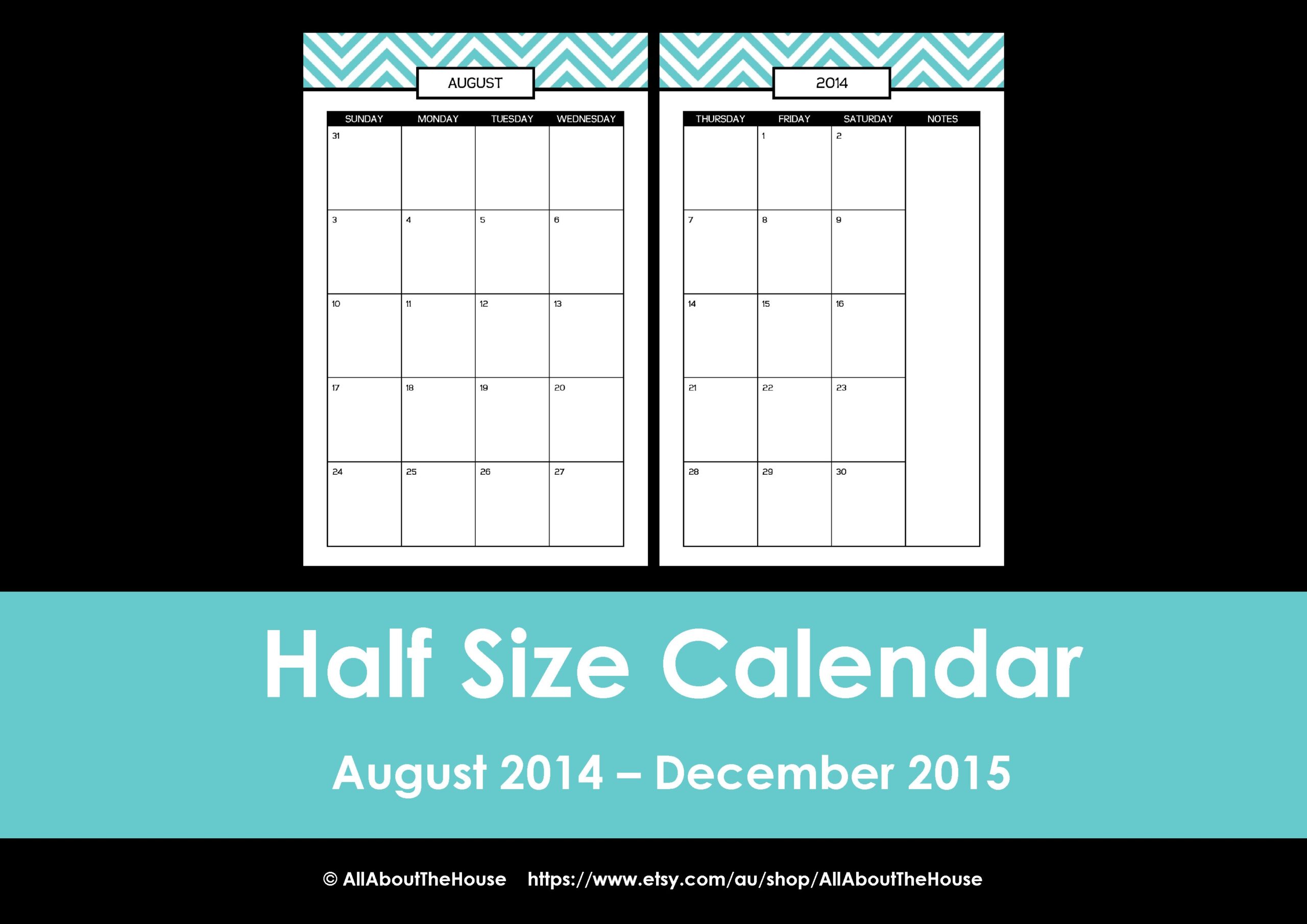 free printable half size planner pages