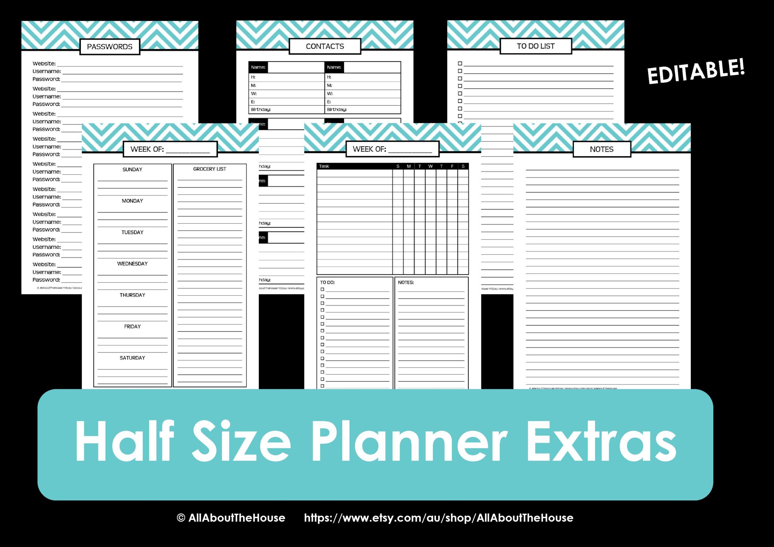 Printable Planner Pages AllAboutTheHouse Printables