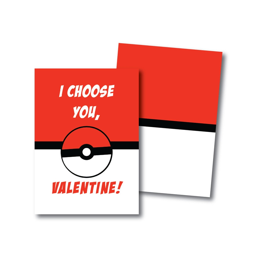 pokemon valentine cards printable