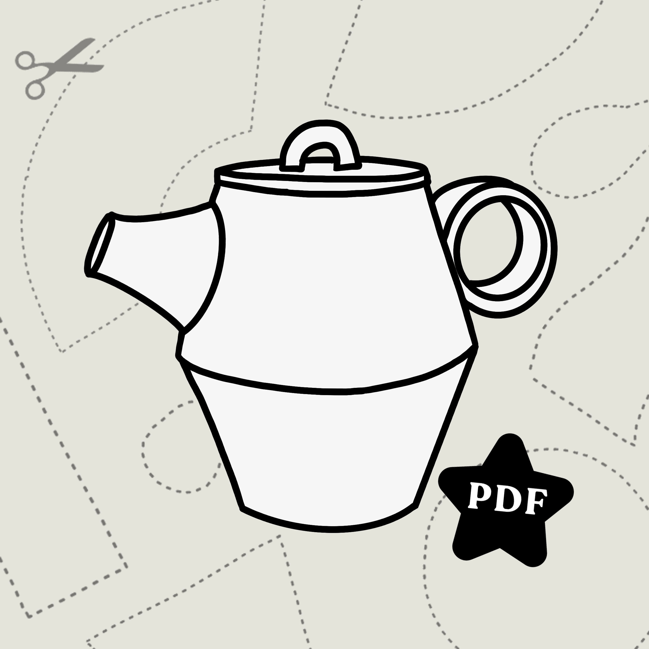teapot templates free printable
