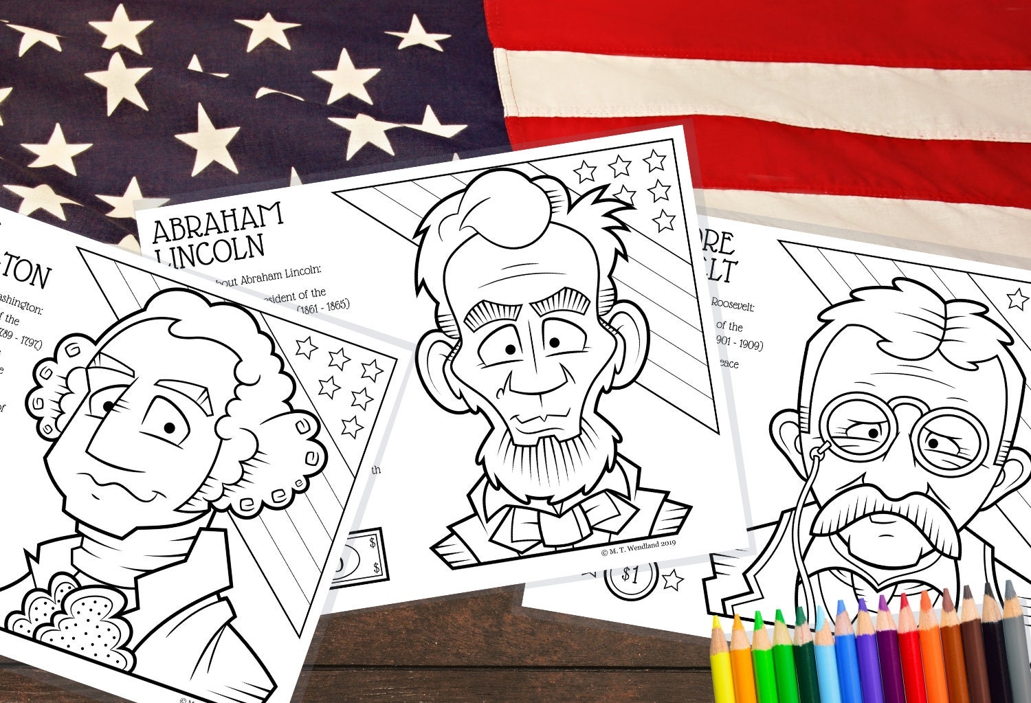 Printable President Coloring Pages History For Kids Crafts For Kids Presidents Day Family Activities School Activities Etsy