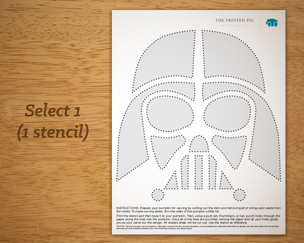 star wars pumpkin stencils free printable