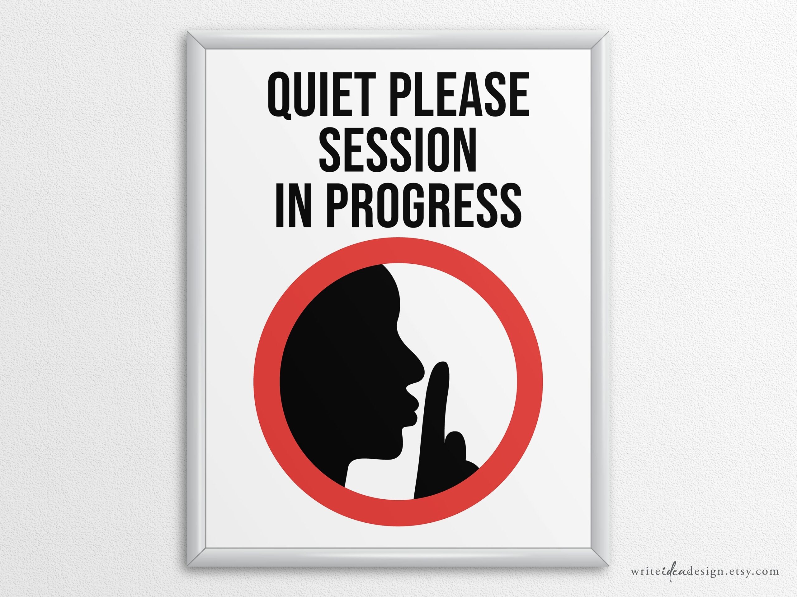 in session sign printable