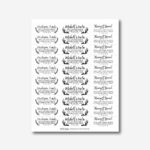 Printable Return Address Labels Templates Hadley Designs 