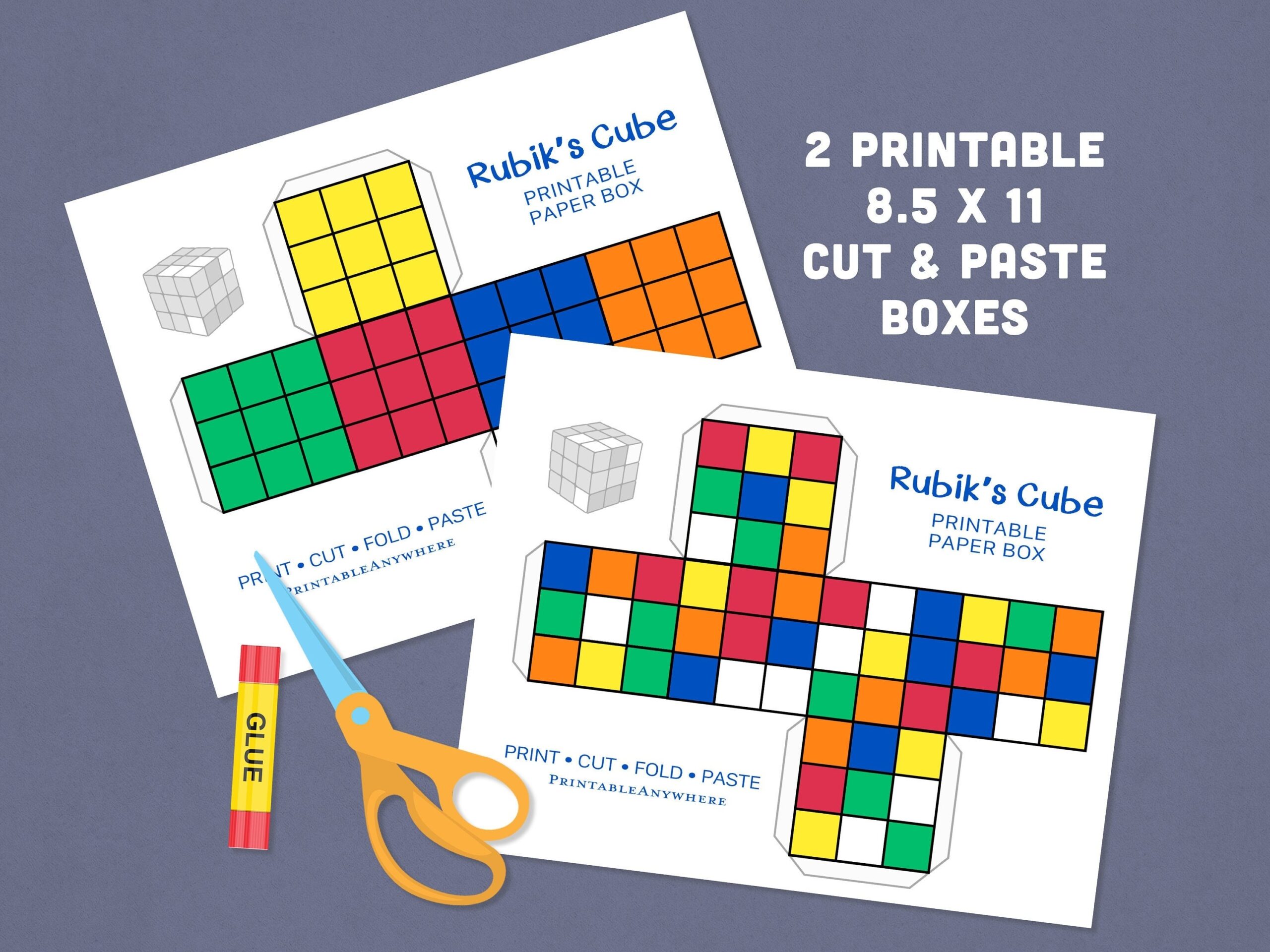solve rubik s cube printable