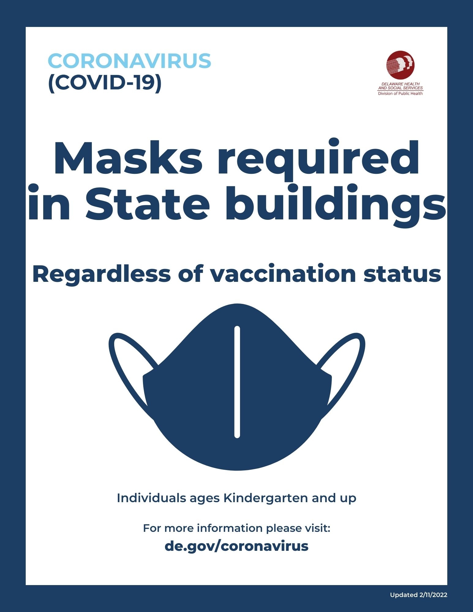 Printable Signs Delaware s Coronavirus Official Website