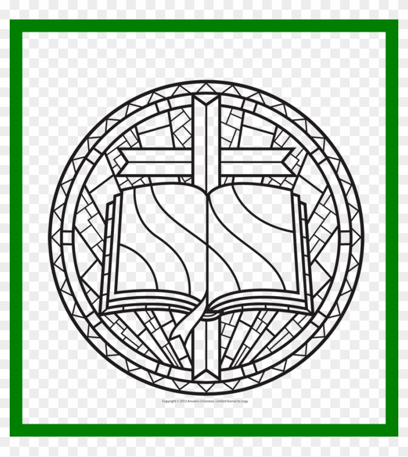 stained glass window template printable